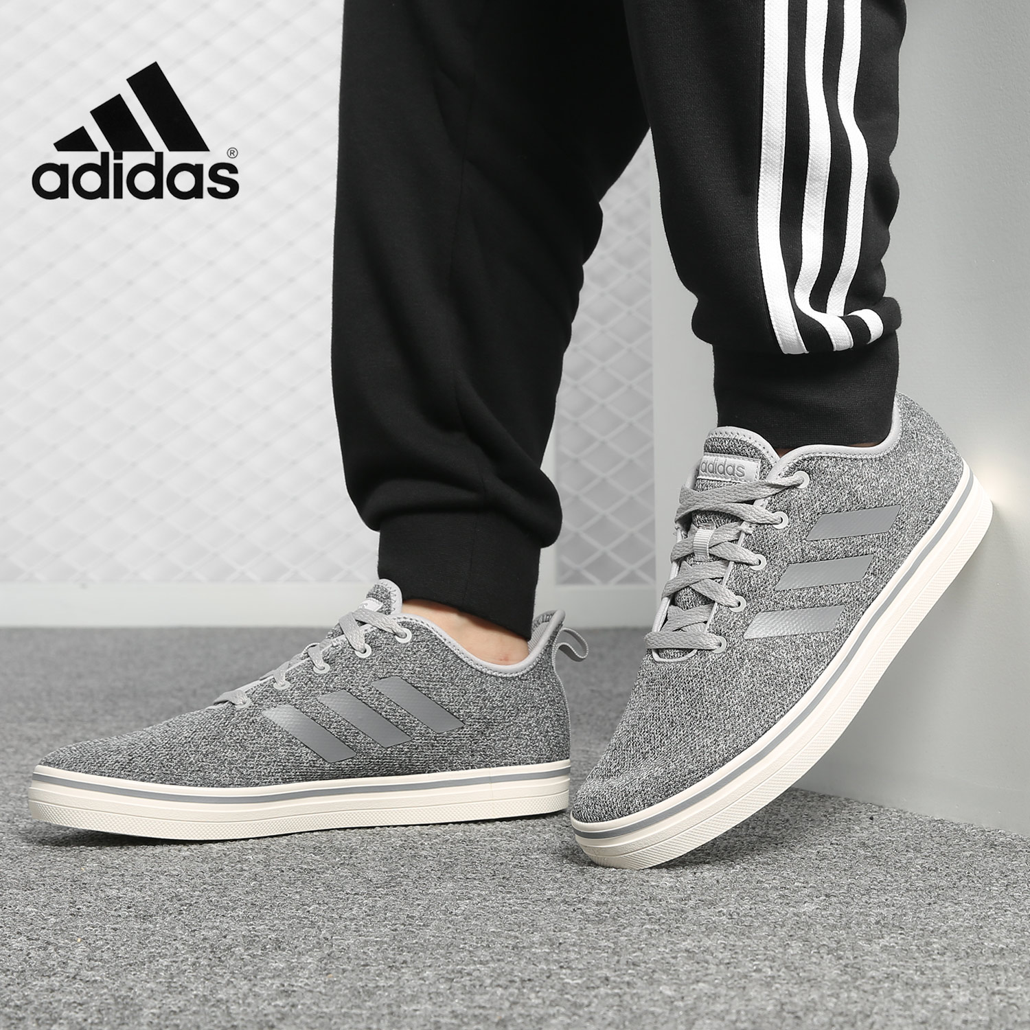 Adidas/阿迪达斯正品男NEO新款低帮轻便运动休闲板鞋DA9851
