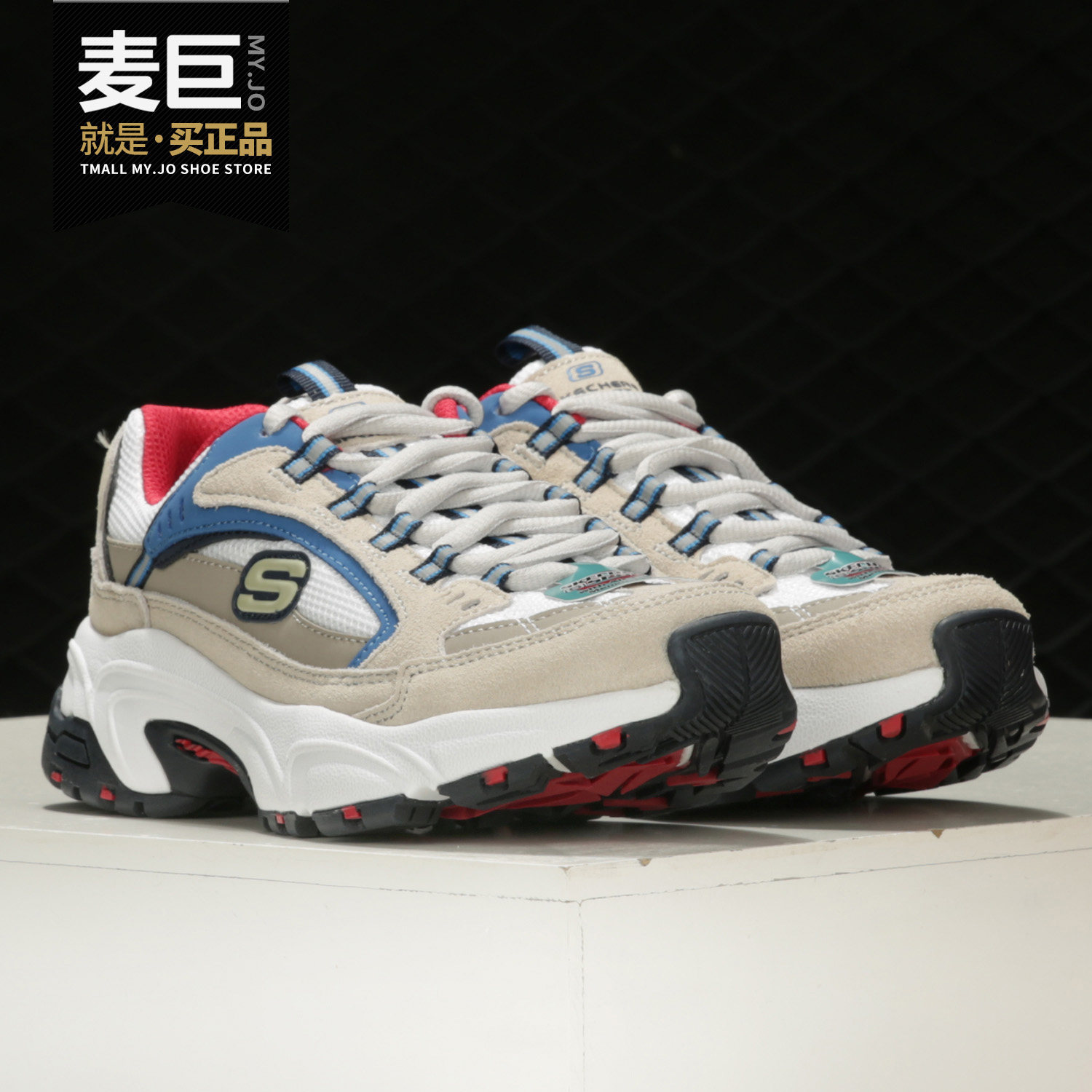 Skechers/斯凯奇正品女子新品复古厚底熊猫鞋老爹鞋休闲鞋运动鞋