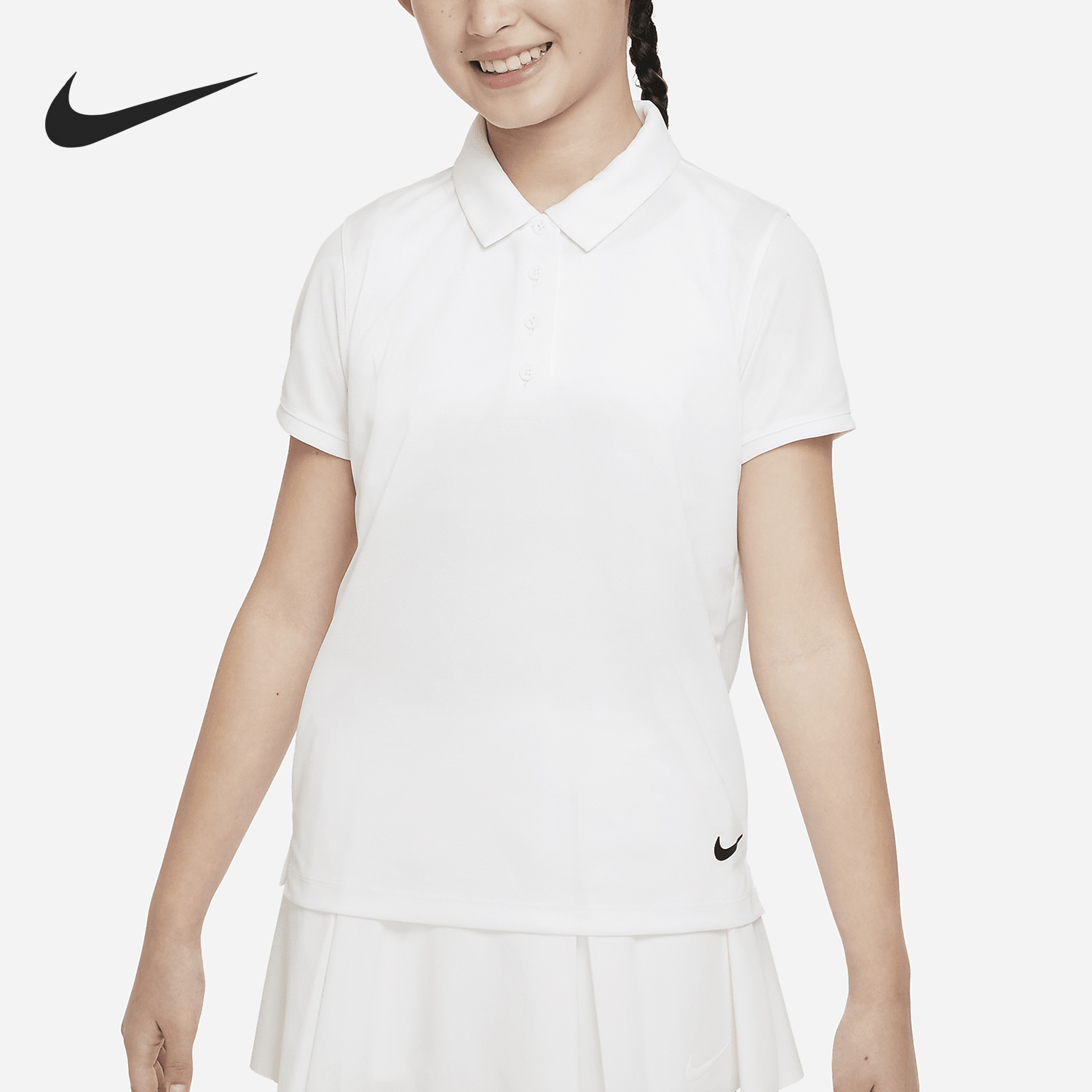 Nike/耐克正品夏季新款大童高尔夫翻领短袖POLO衫DN1967-100
