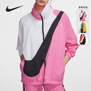BV3686 Nike 休闲女子立领大勾跑步训练夹克外套 时尚 743 耐克正品