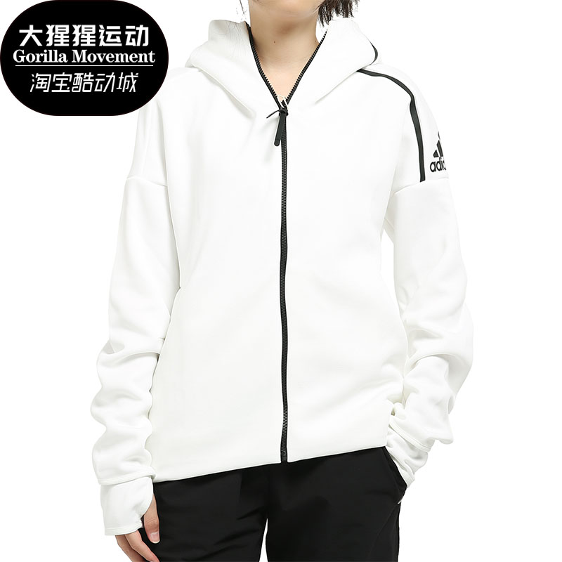 阿迪达斯女子连帽夹克