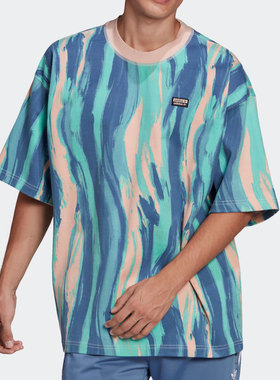 Adidas/阿迪达斯正品三叶草春季新款男子运动短袖T恤GN3319