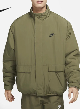 Nike/耐克官方正品冬季新款男子运动摇粒绒双面穿外套DQ4885-222