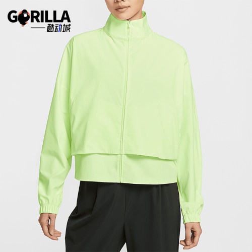 Nike/耐克正品Dri-FIT女士全长拉链开襟经典夹克外套HJ0964-701
