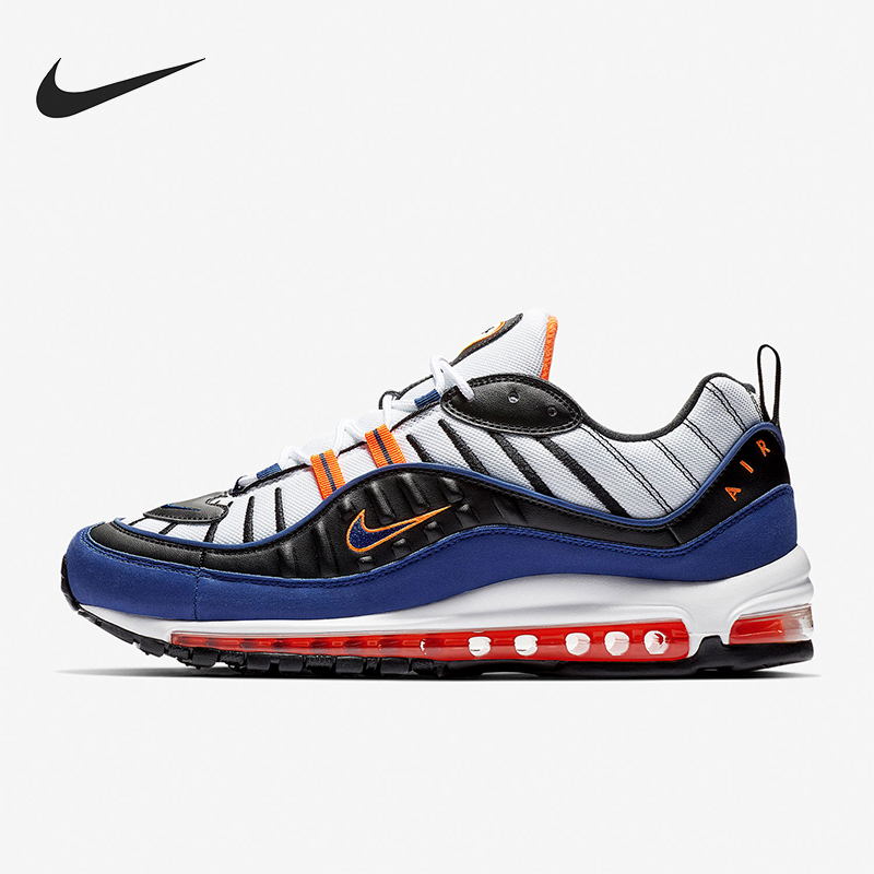 Nike/耐克正品Air Max 98男士低帮减震气垫运动跑步鞋CD1536-100