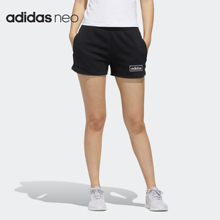 阿迪达斯正品 女子运动休闲短裤 NEO 新品 FP7401 2020夏季 Adidas