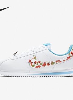 Nike/耐克正品Cortez印花GS女子大童跑步运动鞋CJ2421-400
