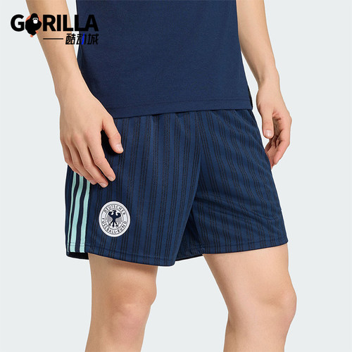 Adidas/阿迪达斯正品GERMANY SHORTS男士运动足球宽松短裤JZ9343