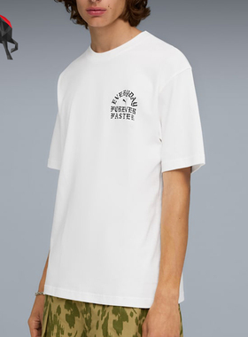Puma/彪马正品PUMANOWTe新款男白色街头经典休闲短袖T恤634746-02