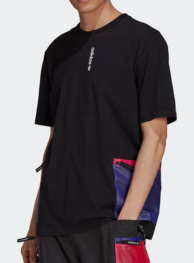 Adidas/阿迪达斯正品新款男子三叶草夏季短袖运动T恤H09355