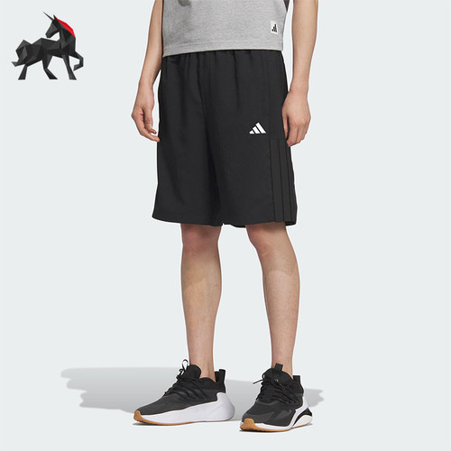 Adidas/阿迪达斯正品2025夏季款男士透气经典户外宽松短裤KC2882