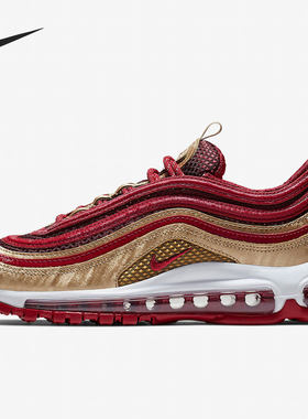 Nike/耐克正品 AIR MAX 97 低帮气垫大童运动跑步鞋 BQ4429-600