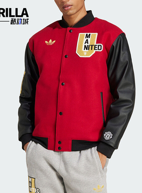 Adidas/阿迪达斯正品三叶草男士足球运动休闲保暖棉服JF0366