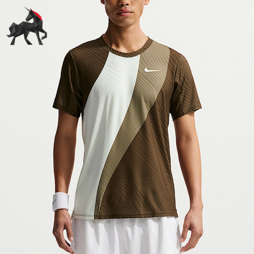 Nike/耐克正品2026春季款男士套头经典拼接圆领短袖IB0202-133