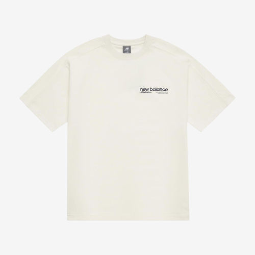 New Balance新百伦正品男女宽松套头字母印花插肩T恤AMT42301-CIC