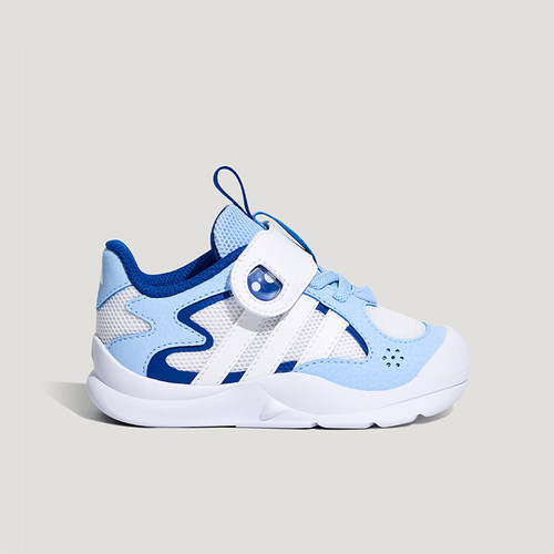 Adidas/阿迪达斯正品新款婴童防滑透气经典魔术贴运动鞋KH6635