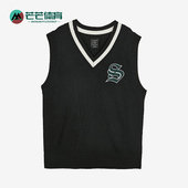 V领无袖 Skechers 男女同款 新款 套头舒适运动背心马甲 斯凯奇正品