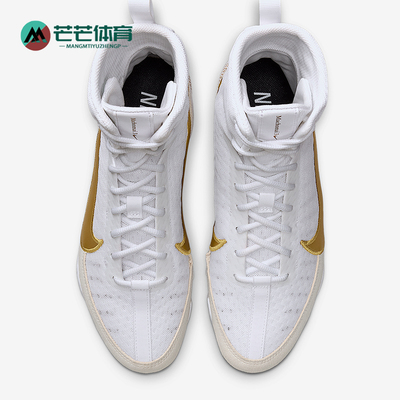 Nike/耐克正品Machomai 3男女训练高帮系带耐磨拳击鞋HF7333-100