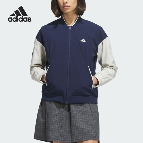 Adidas阿迪达斯正品高尔夫服女士防泼水超轻耐磨拉链帽子KG2198