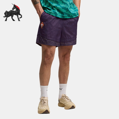 Puma/彪马正品2026年男女同款松紧腰系带运动短裤635104-64
