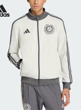 Adidas/阿迪达斯正品2026男士修身立领经典时尚运动外套KE8270