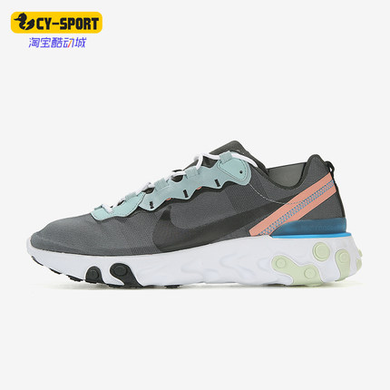 Nike/耐克正品REACT ELEMENT 55男士轻便缓震运动跑鞋BQ6166-300