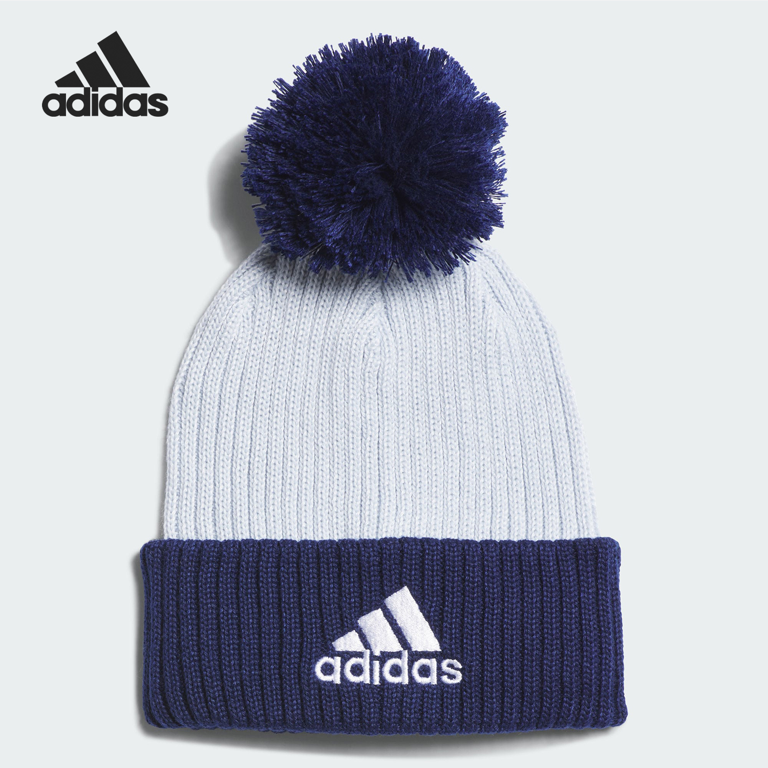 Adidas/阿迪达斯官方正品BEANIE儿童休闲针织运动毛线帽JF1212