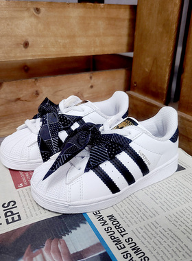 Adidas/阿迪达斯正品三叶草SUPERSTAR EL婴童休闲鞋Q47380
