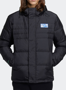 Adidas/阿迪达斯 正品NEO休闲男子时尚潮流保暖连帽羽绒服 H45275