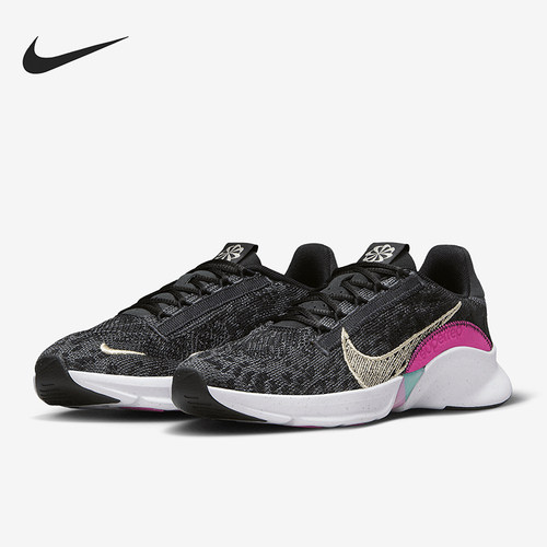 Nike/耐克正品SuperRep Go 3女士运动低帮缓震训练鞋FB7156-001