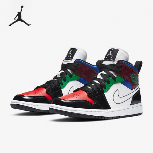 Nike/耐克正品彩色拼接篮球鞋