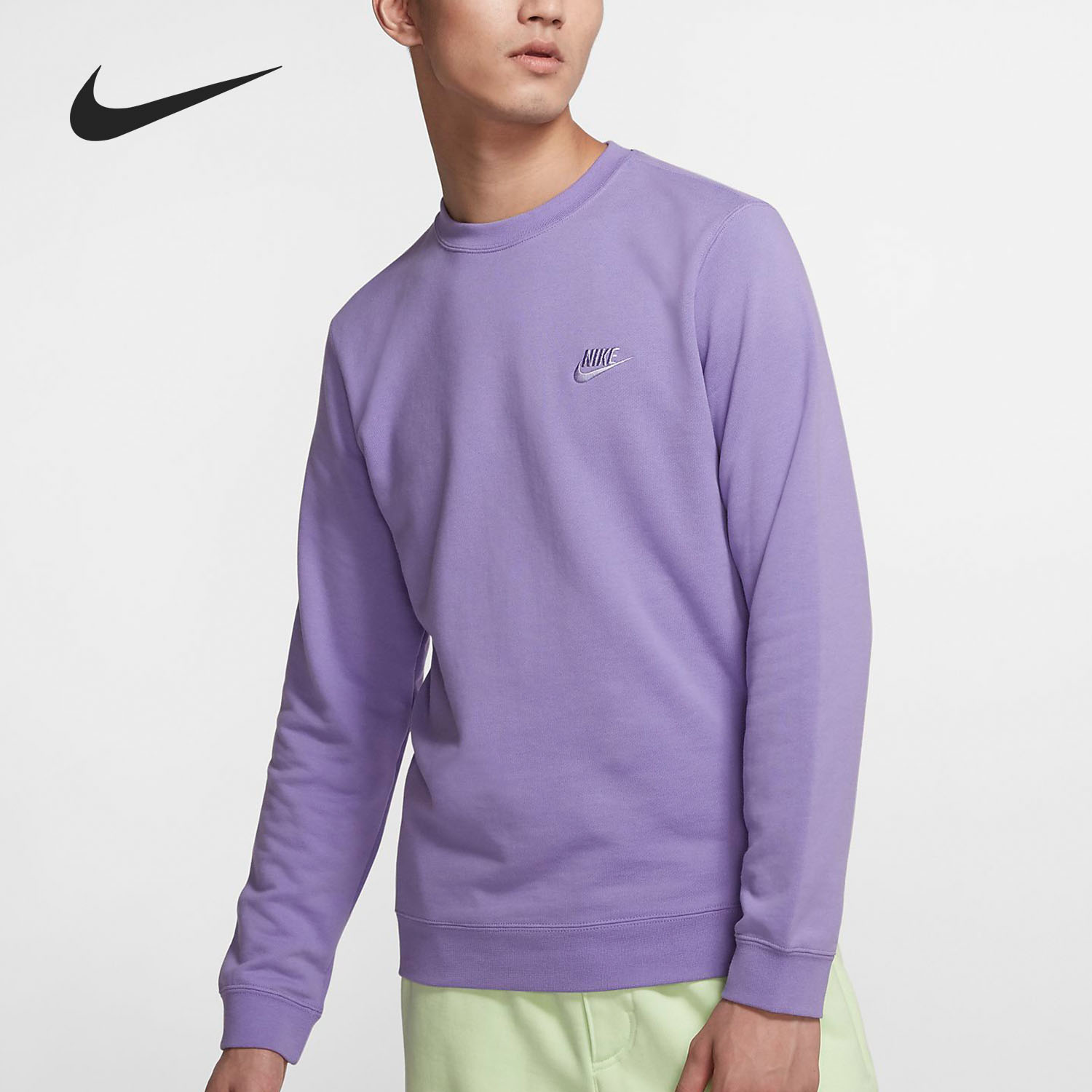 Nike/耐克正品 NIKE SPORTSWEAR 男子圆领休闲套头卫衣CW7473