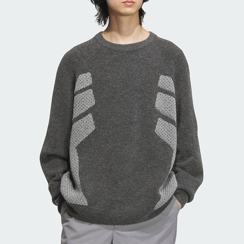 Adidas/阿迪达斯正品FUSTL P CREW男士圆领针织卫衣JW6683