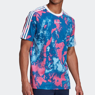 Adidas/阿迪达斯正品三叶草夏季新款男子运动舒适短袖T恤衫GN2104