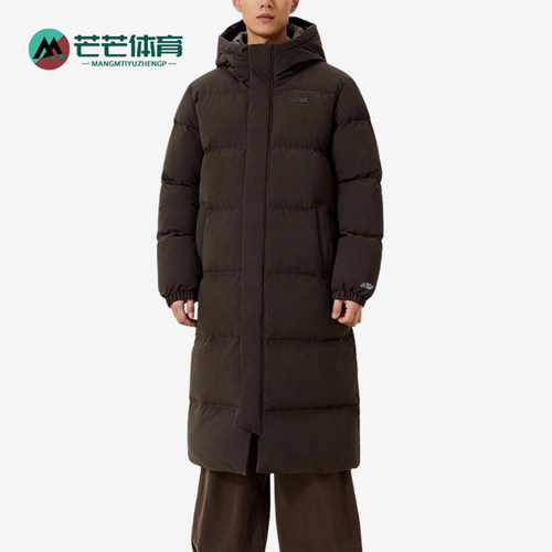 Adidas/阿迪达斯正品新款男羽绒服连帽长款经典保暖外套KC2163