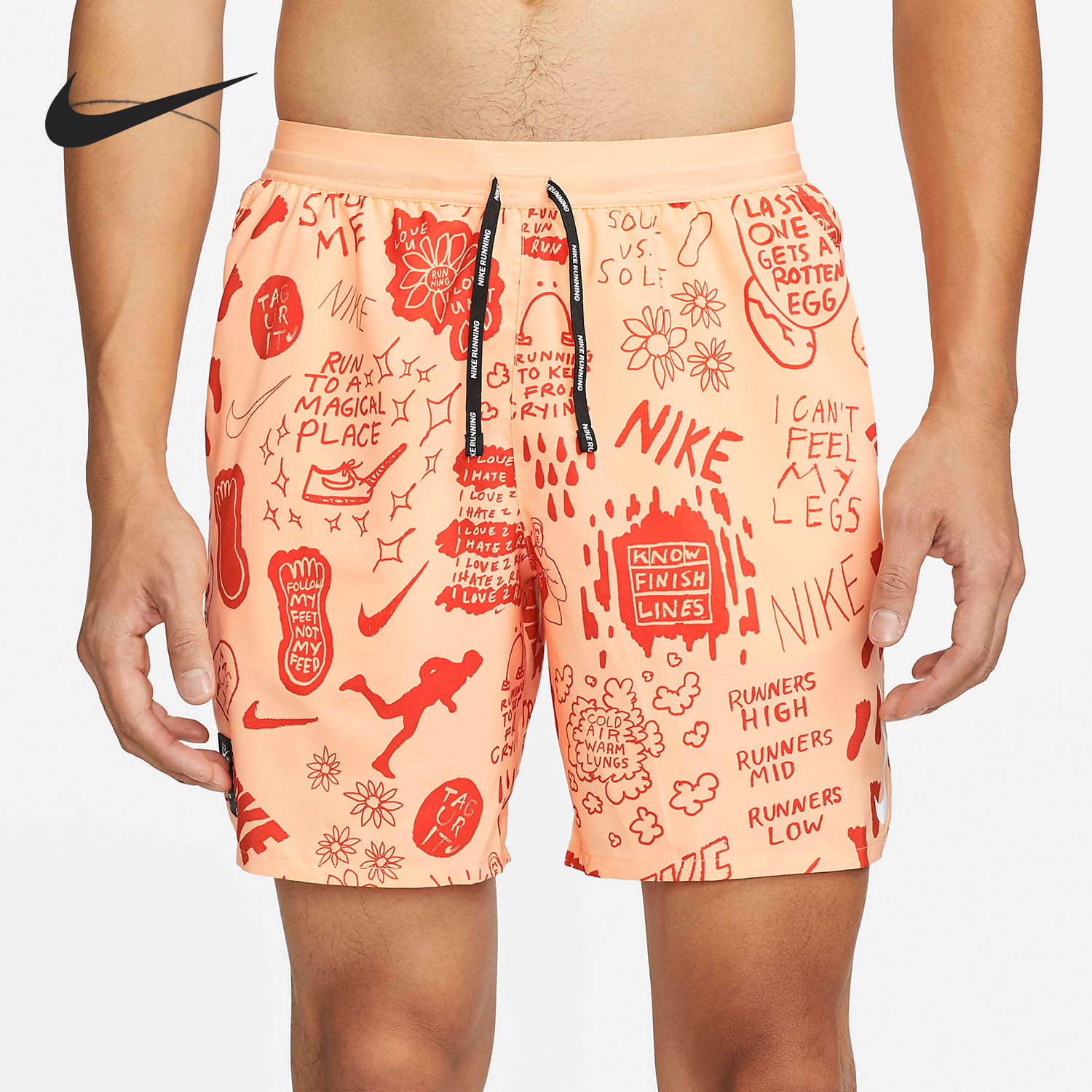 Nike/耐克正品男子舒适休闲梭织系带透气运动短裤 AT7808-734