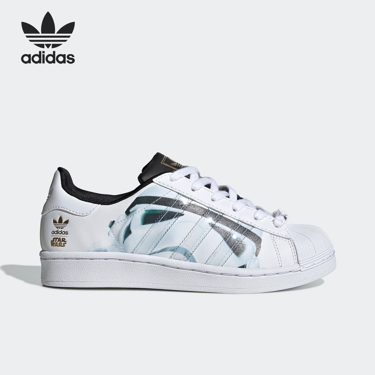 阿迪达斯儿童贝壳头板鞋