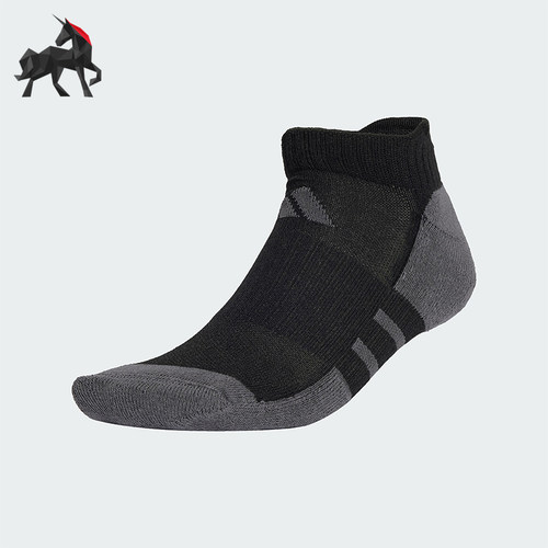 Adidas/阿迪达斯正品拼色针织低帮短袜3双装新款经典运动袜JC6452
