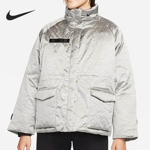 DD4647 Nike 立领防风保暖休闲运动棉服 女子冬季 013 耐克官方正品