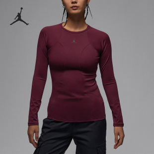 耐克正品 女士针织修身 Nike JORDAN新款 681 长袖 T恤上衣FN5111