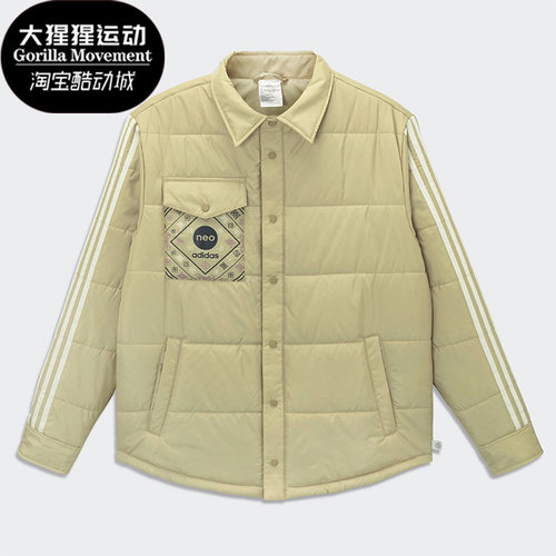 阿迪达斯Neo男子休闲运动棉服