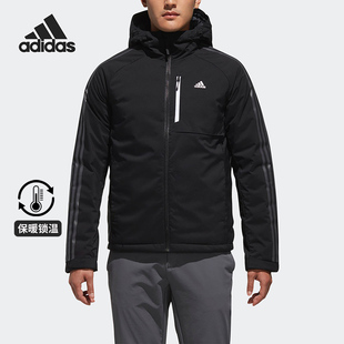 保暖运动连帽户外休闲羽绒服DM1965 男子新款 Adidas 阿迪达斯正品