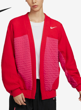 Nike/耐克正品新款女子双面宽松保暖开衫外套 FD4065-657