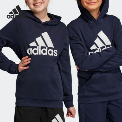 Adidas/阿迪达斯正品运动大童时尚经典潮流连帽卫衣套头衫IC6833