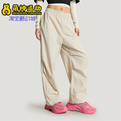 Adidas/阿迪达斯正品春秋女士运动日常宽松简约休闲长裤KX6803