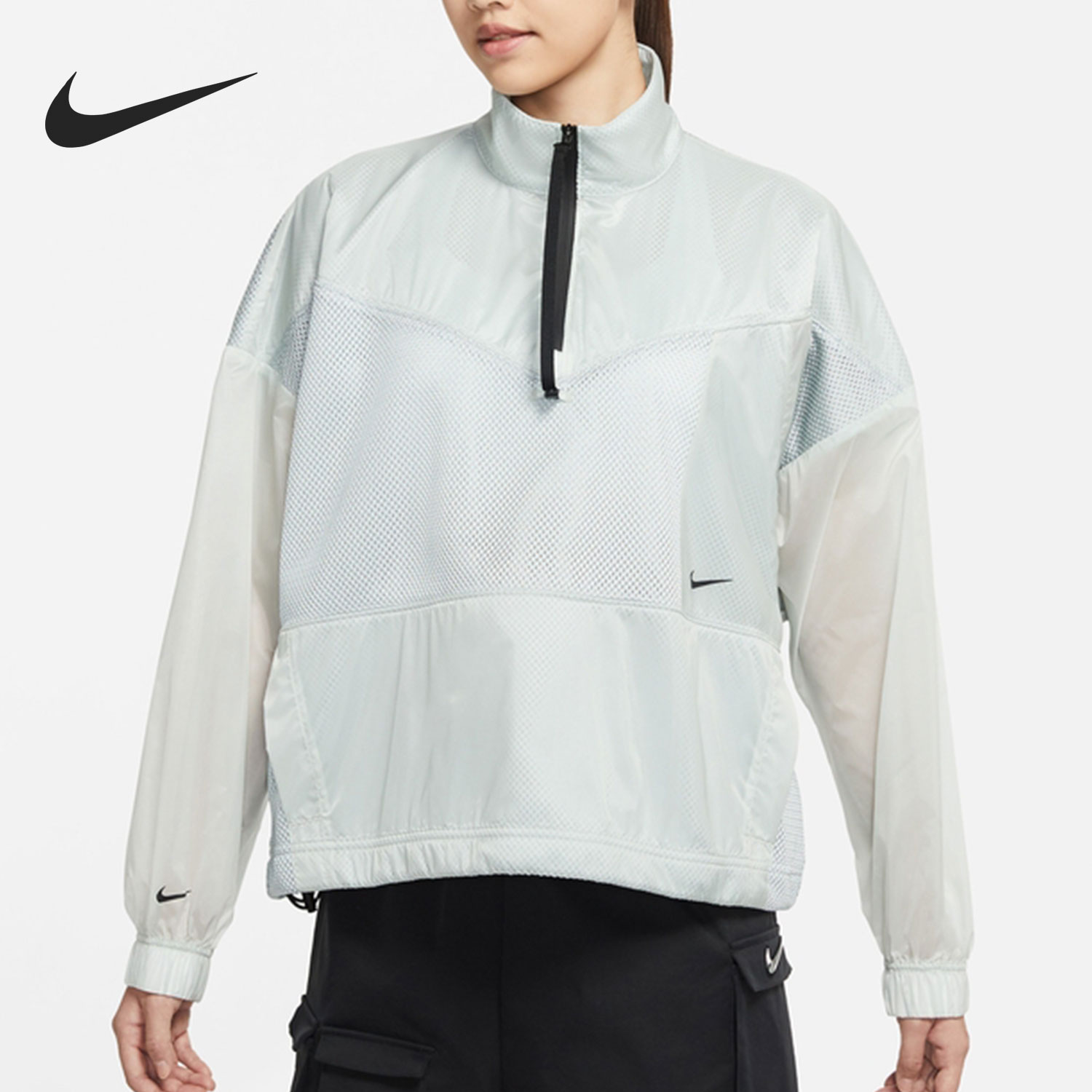 Nike/耐克正品新款女子夏季薄款运动休闲夹克外套 CZ9788-019