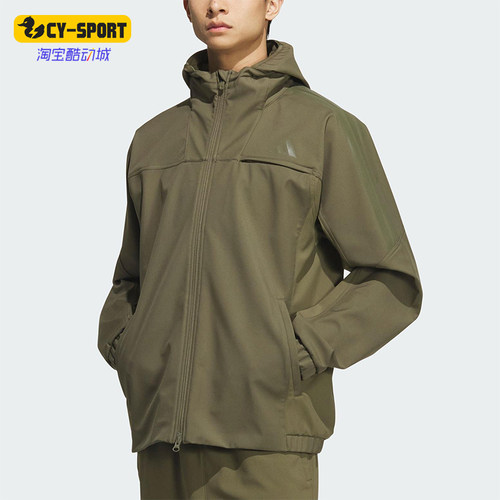 Adidas/阿迪达斯正品SL WARM JKT男士休闲连帽运动户外外套KA1305