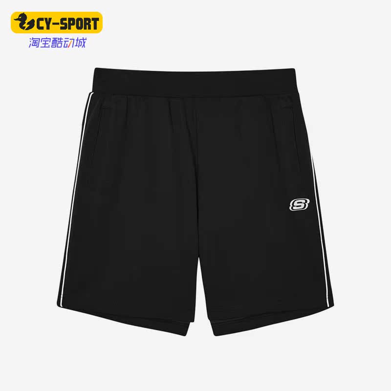 Skechers/斯凯奇正品春夏缤纷系列男子舒适透气运动短裤 L122M139