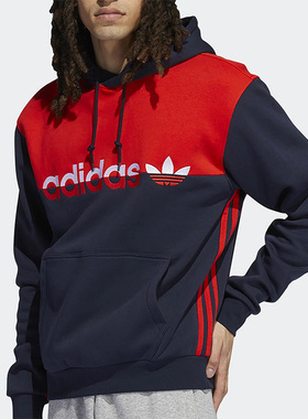 Adidas/阿迪达斯正品三叶草新款男子保暖连帽休闲卫衣 H31273