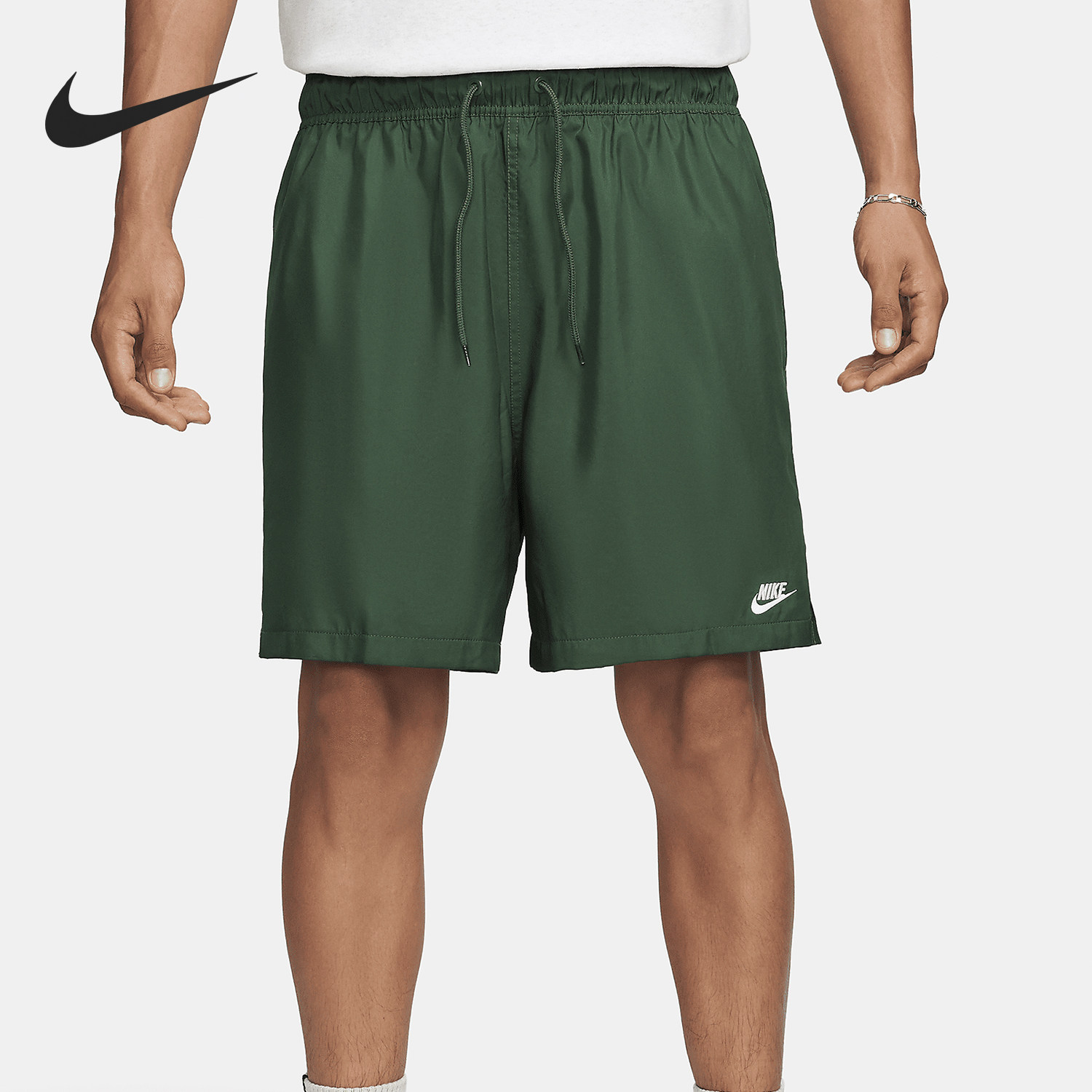 Nike/耐克正品夏季Club男士复古潮流系带轻盈短裤FN3307-323,运动服/休闲服装,运动中长裤／短裤,淘宝优惠券,粉丝福利购,淘宝优惠卷